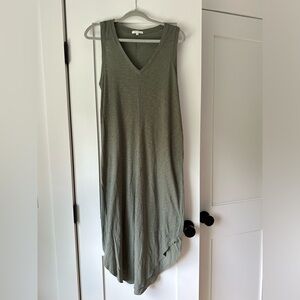 Z supply Sage Green Reverie Slub Dress size medium